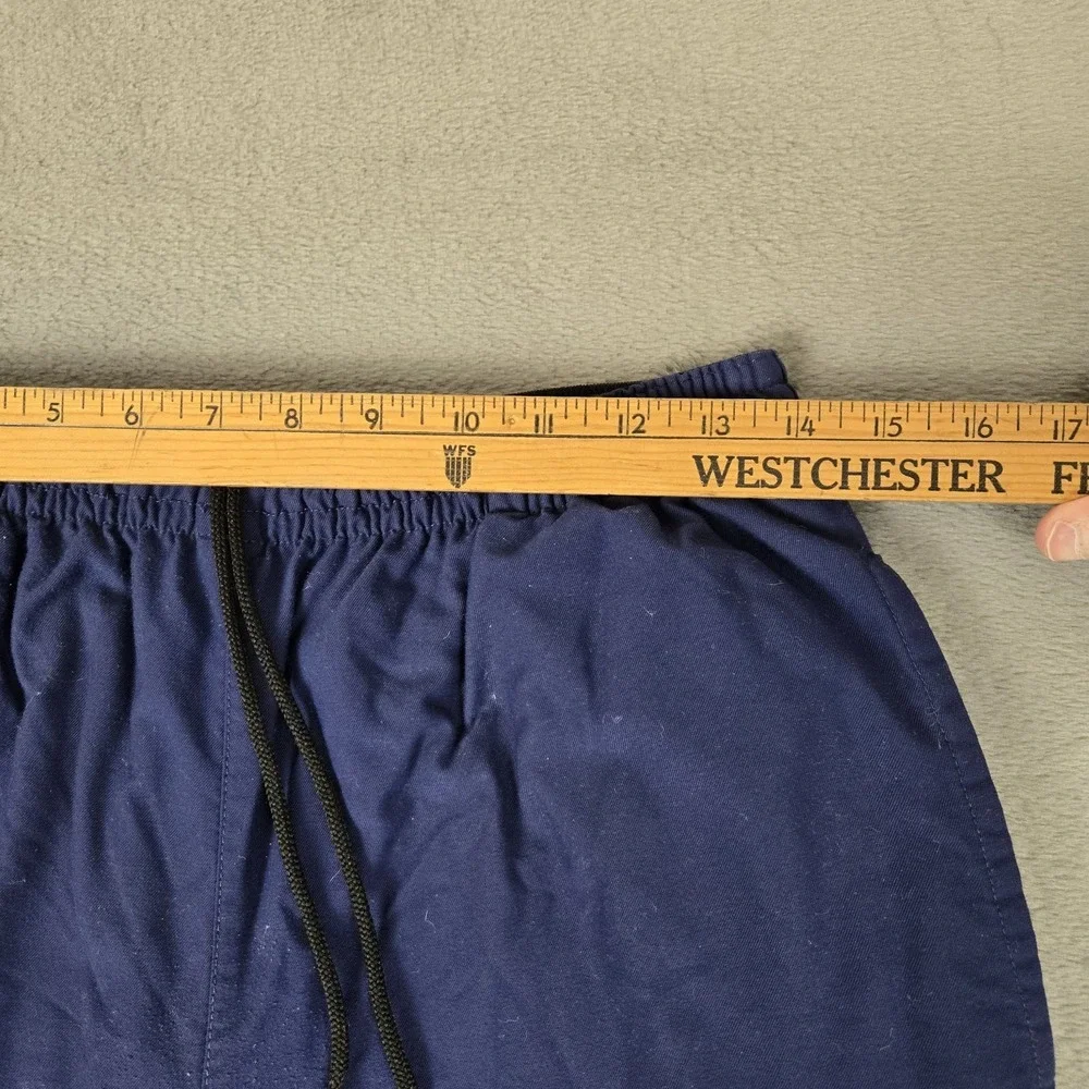 Vintage Nike Track Pants Mens Medium Blue Lined‎ Ankle Zip Gray Tag Swoosh Y2k